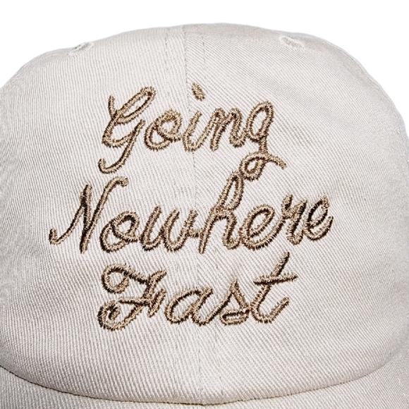 Going Nowhere Fast Direct Embroidered Relaxed Dad Cap - Picture 5 of 5